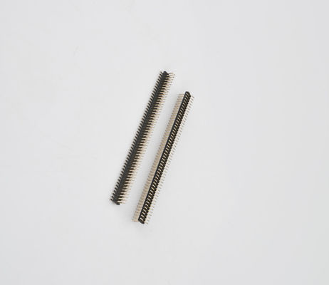 Pitch 2.54mm PA6T H2.54mm คอนเนคเตอร์หัวหน้าสองแถว 80P DIP
