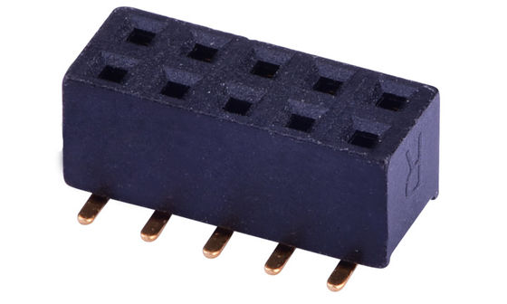 หัวหน้าหญิง Au Flash 2.00mm Pitch PA6T SMT เครื่องเชื่อม PCB