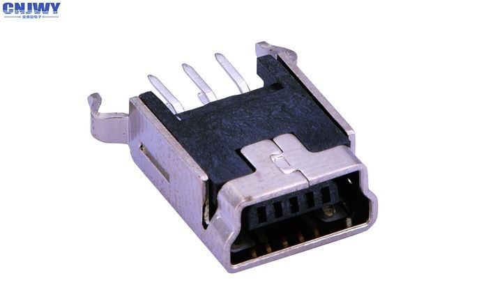 โทรศัพท์มือถือ มินิ 180 องศา USB Connector, SMD Micro Usb ผู้ชาย Connector