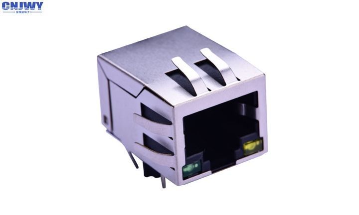 โฟสฟอร์ทองแดง Rj45 เครือข่ายเชื่อม Filter 100Base - T 90 องศา Plug - ใน