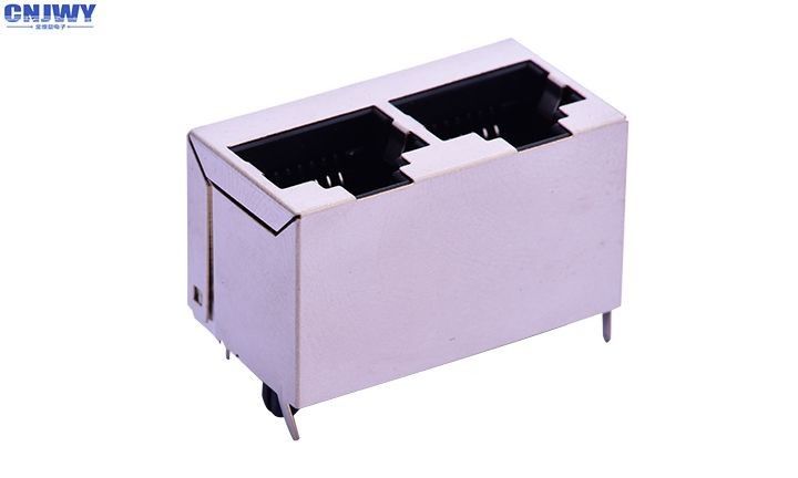พล็อก - ในชนิด Punch Rj45 เครื่องเชื่อมต่อเครือข่าย Port สอง 500 M Omega Min ความต้านทานการแยก
