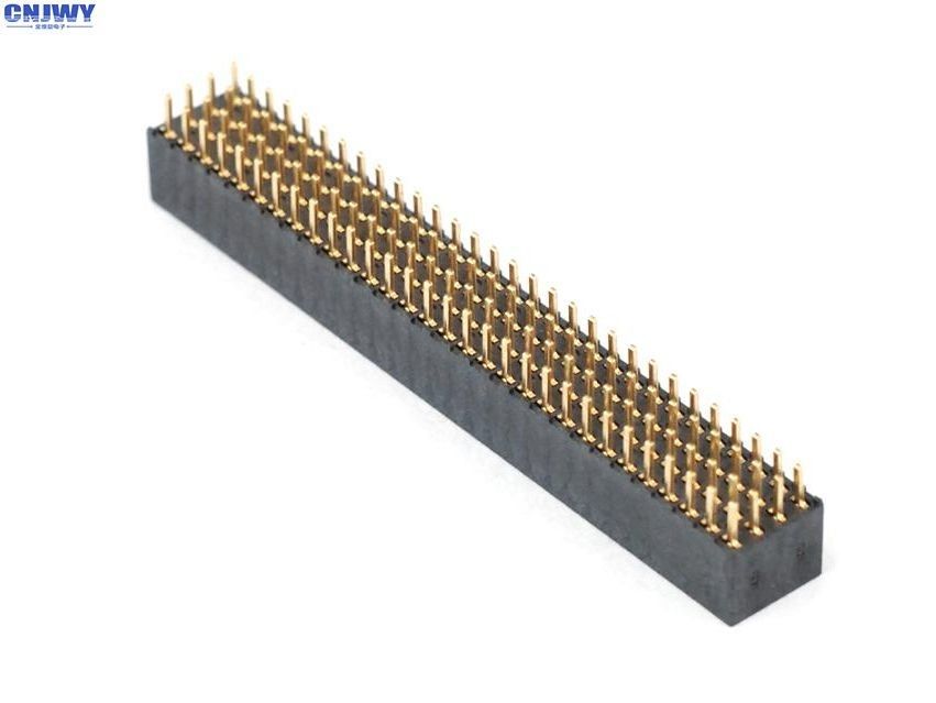 DIP 4 X 10 Pin ผู้หญิงหัวเชื่อม 2.00 มม สี่แถว Phosphor ทองแดง วัสดุติดต่อ