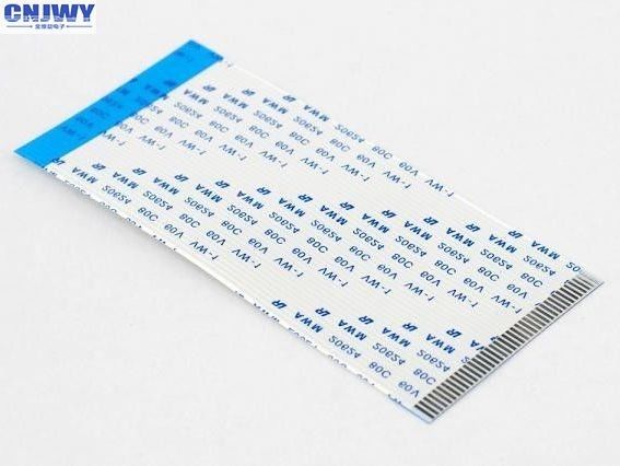 สายส่งสัญญาณ สาย FFC สีฟ้า สายเบนบอน ประเภท B ขนาด 60 ปิน ความยาว 80 มม