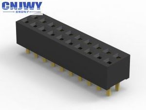 1.00 มม 8 ปิน หัวหน้าหญิง หัวหน้า PCB หญิง ทนความกระชับ 500 วอล