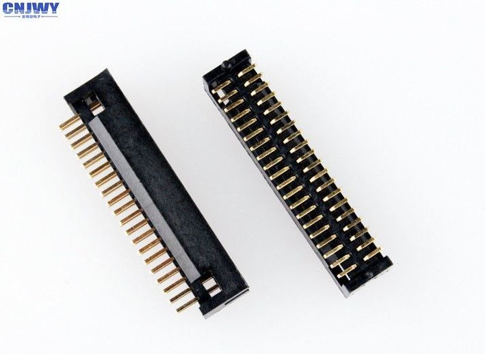 สายตรงไปยังกระดานสายกล่องหัวเชื่อม 1.27 มิลลิเมตร Pitch 34 Pin ทอง Flash