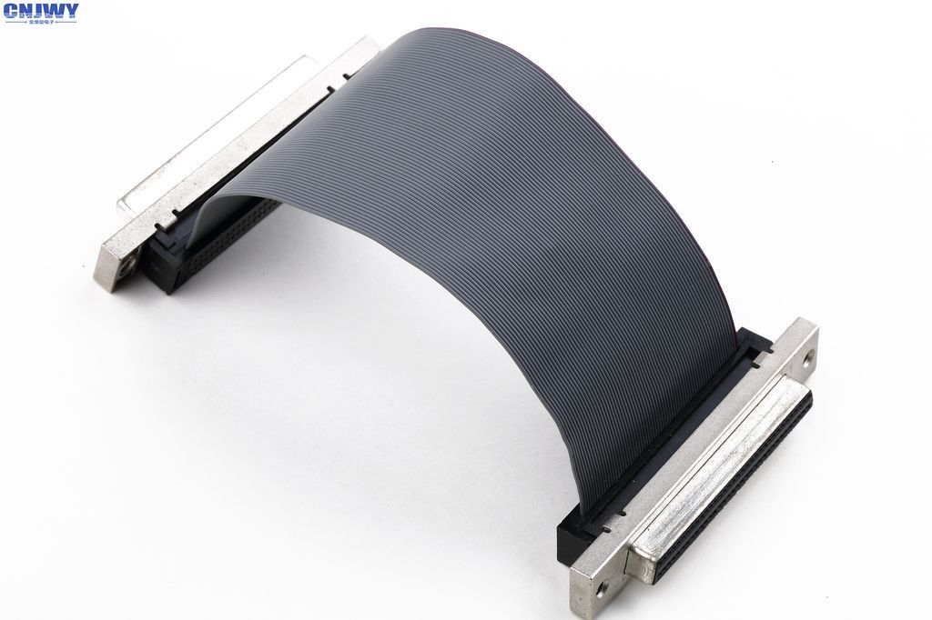 SCSI หญิง 1.27 มม สายเทปริบอน ปราง 34 สายเทปริบอนแบน