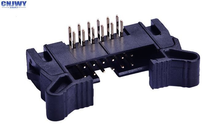 มุมขวา 26 ปิน PCB สายต่อ board Ejector Header สีดํา