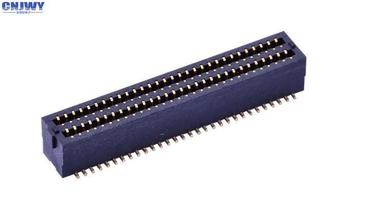 คอนเนกเตอร์บอร์ด PCB สองแถวต่อกับบอร์ด 0.8 มิลลิเมตร ความต้านทานการกันหนาวของนั่งแม่ตั้ง