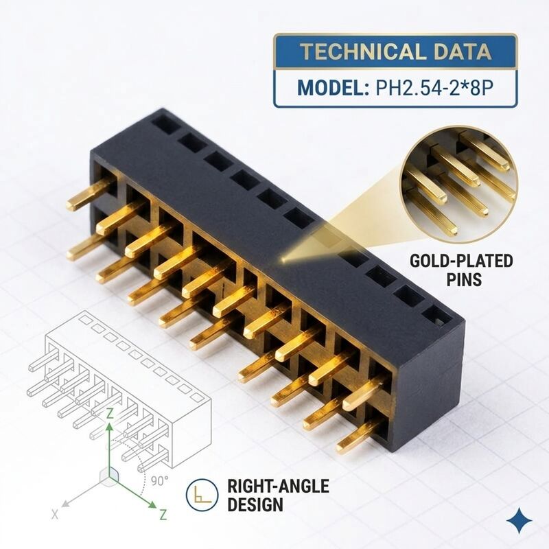 หัวต่อตัวเมีย SMT แถวเดียว Pitch 1.27 มม. โปรไฟล์ต่ำ เทปม้วน ซ็อกเก็ต PCB