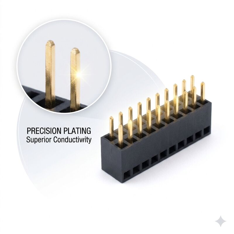 1.00 มม. สนามเดี่ยวแถวมุมขวาขั้วต่อหัวต่อหญิงซ็อกเก็ต PCB แนวนอน