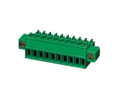 ผนังเหล็ก PCB มอนท์สกรู เทอร์มินัลบล็อก PA66 SN Plated With Crews Right Angle