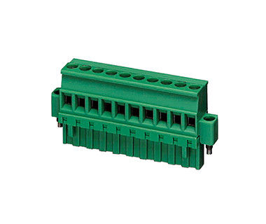 PCB กว้าง 1.3mm เครื่องเชื่อมปลายสกรู CPT 5.08mm Pitch 1 * 16P กายทองแดง