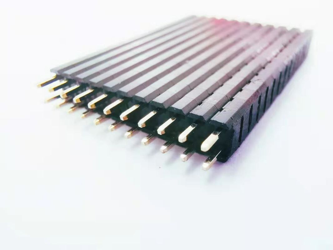 กล่องทองบรรจุ PH2.54mm L=44,14 ชิ้นของพลาสติก 2 * 11P DIP/180 °