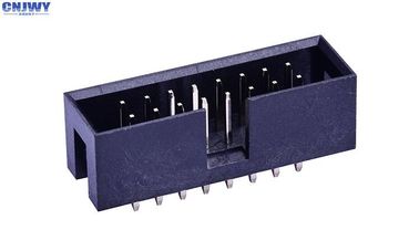 PCB DIP Box Header Connector สี่เหลี่ยม 2 * 12 ปิน ความต้านทานการปิด