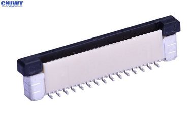 FFC FPC Connector แบบแน่นยืดหยุ่น โฟสฟอรัส ทองแดง 0.5 มม FPC Connector