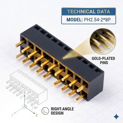 หัวต่อตัวเมีย SMT แถวเดียว Pitch 1.27 มม. โปรไฟล์ต่ำ เทปม้วน ซ็อกเก็ต PCB