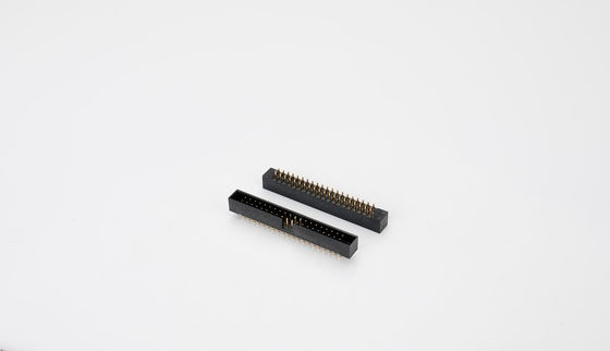 สายตรงสองแถว PA6T 38P 2.54 มม Pitch PCB Box Header
